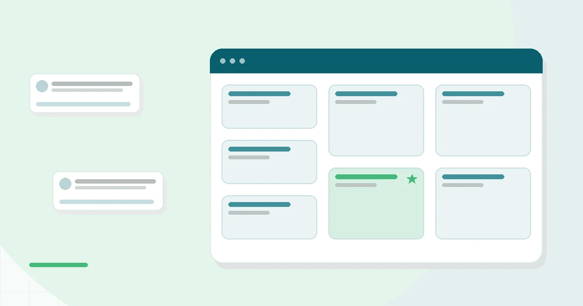 Flat illustration of a laptop showing a scheduled video therapy session beside an insurance card, a calendar and a checklist, teal and mint palette