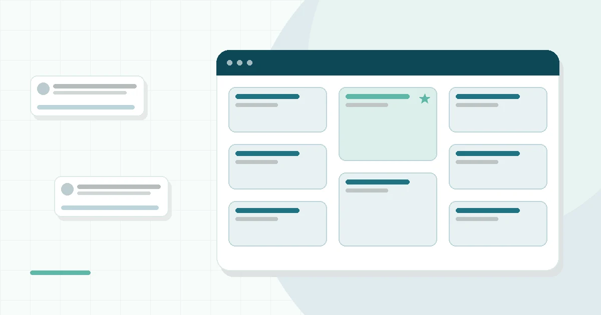 Flat illustration of a layered natural latex and wool mattress cross-section, teal and mint palette