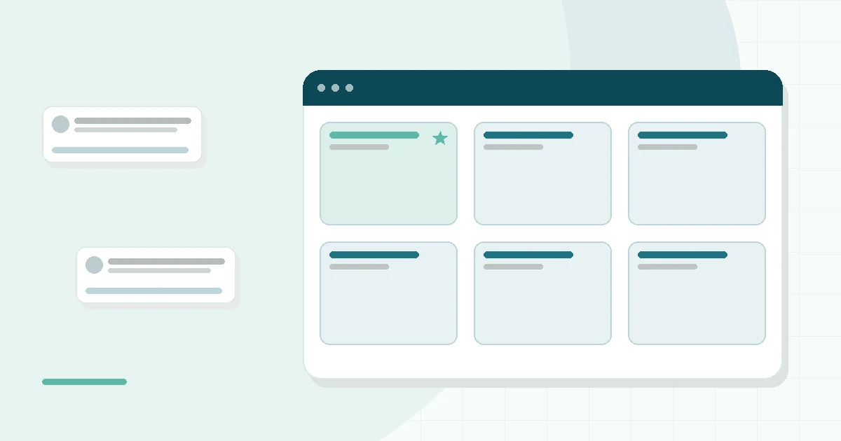 Flat illustration of folded percale and sateen sheets, teal and mint palette