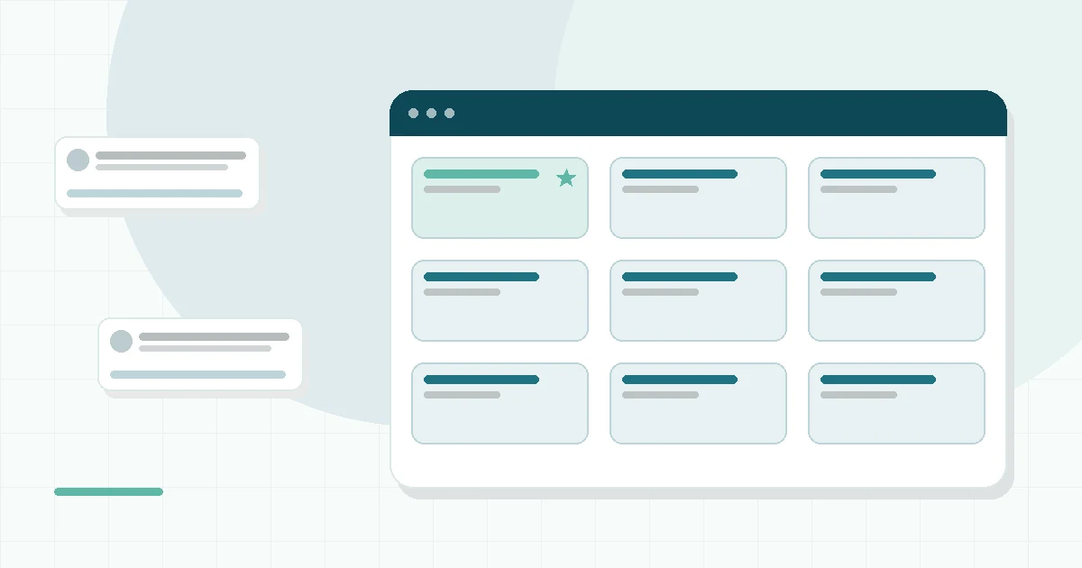 Flat illustration of a rolled mattress expanding out of a delivery box, teal and mint palette