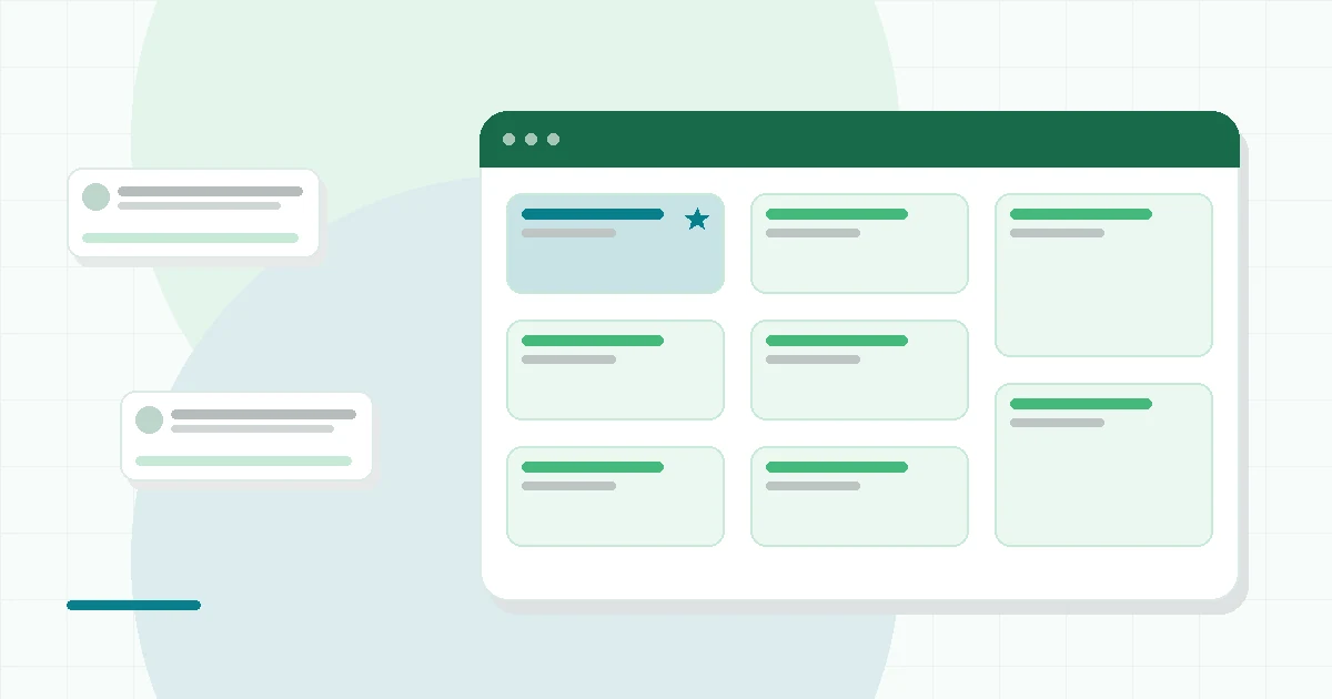 Flat illustration of a person doing a bodyweight workout beside a phone, teal and mint palette