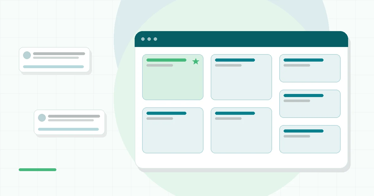 Flat illustration of a supplement bottle beside whole-food ingredients, a certification checklist and a price tag, teal and mint palette