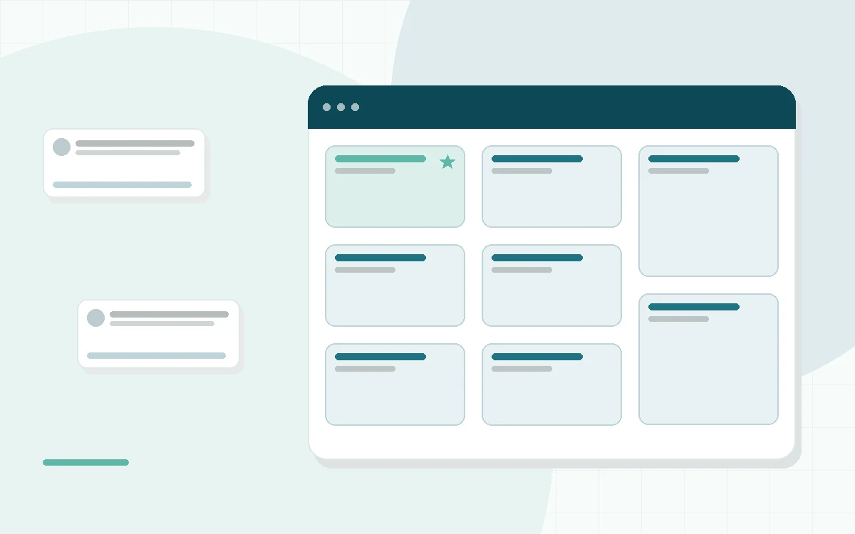 Flat illustration of a mattress cross-section showing cooling cover and coil layers, teal and mint palette