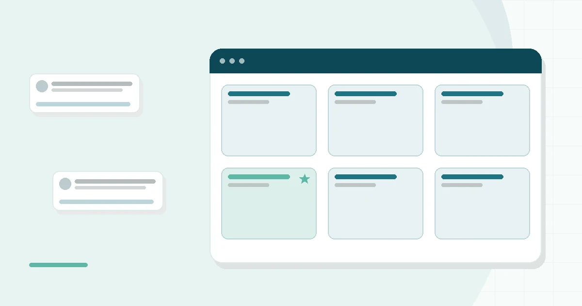Flat illustration of two hybrid mattress cutaways, teal and mint palette