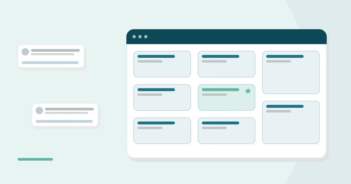 Flat illustration of a flippable mattress with a firm side and a softer side, teal and mint palette