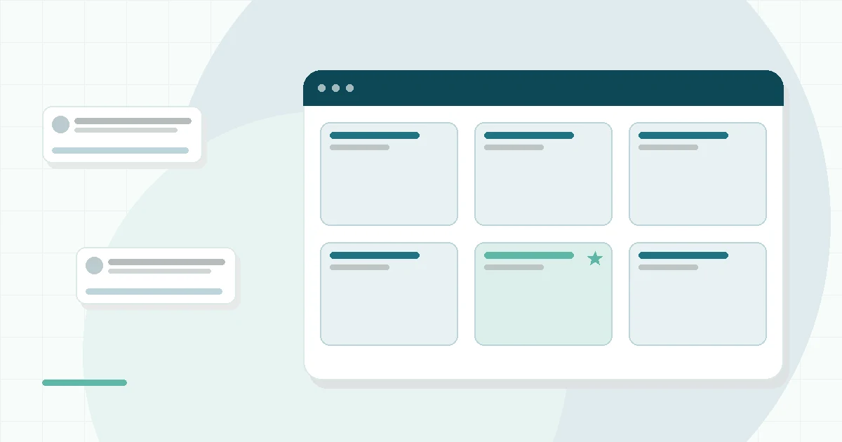 Flat illustration of a hand holding a small breathing device under a crescent moon, teal and mint palette