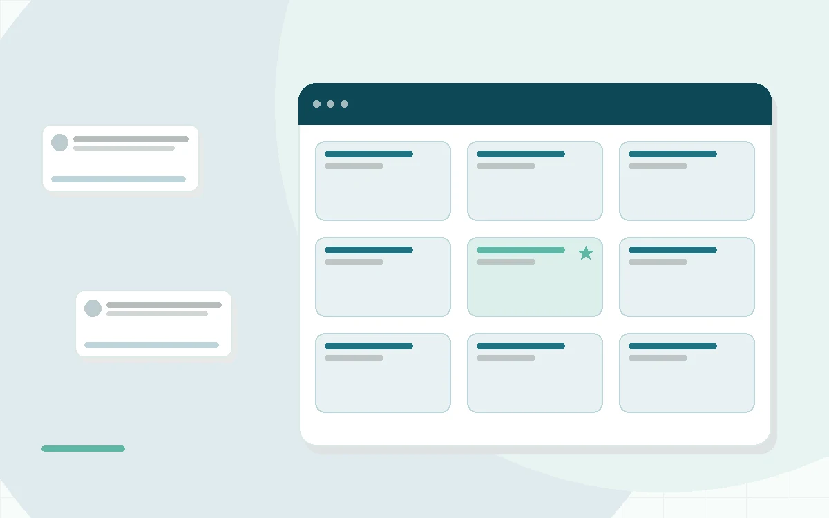Flat illustration of a person sleeping on a memory foam mattress beside a thermometer and a hundred-night checklist, teal and mint palette