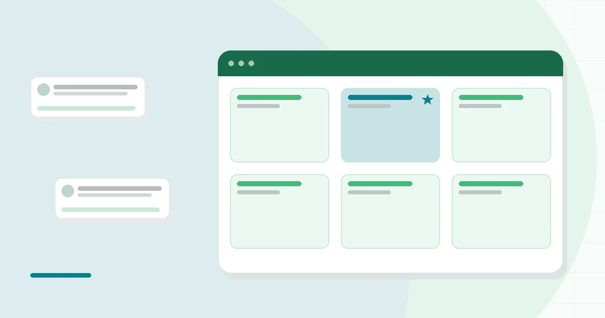 Flat illustration of a person doing a bodyweight workout beside a phone, teal and mint palette