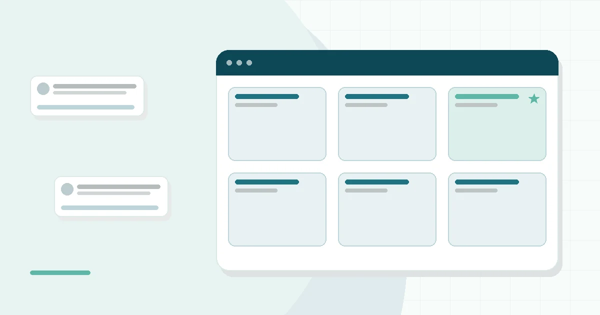 Flat illustration of a flippable mattress with a firm side and an extra firm side, teal and mint palette