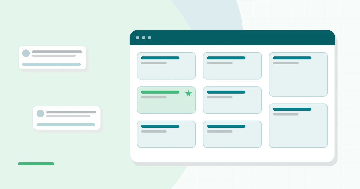 Flat illustration of premium supplement bottles beside a price tag and a clean-label checklist, teal and mint palette