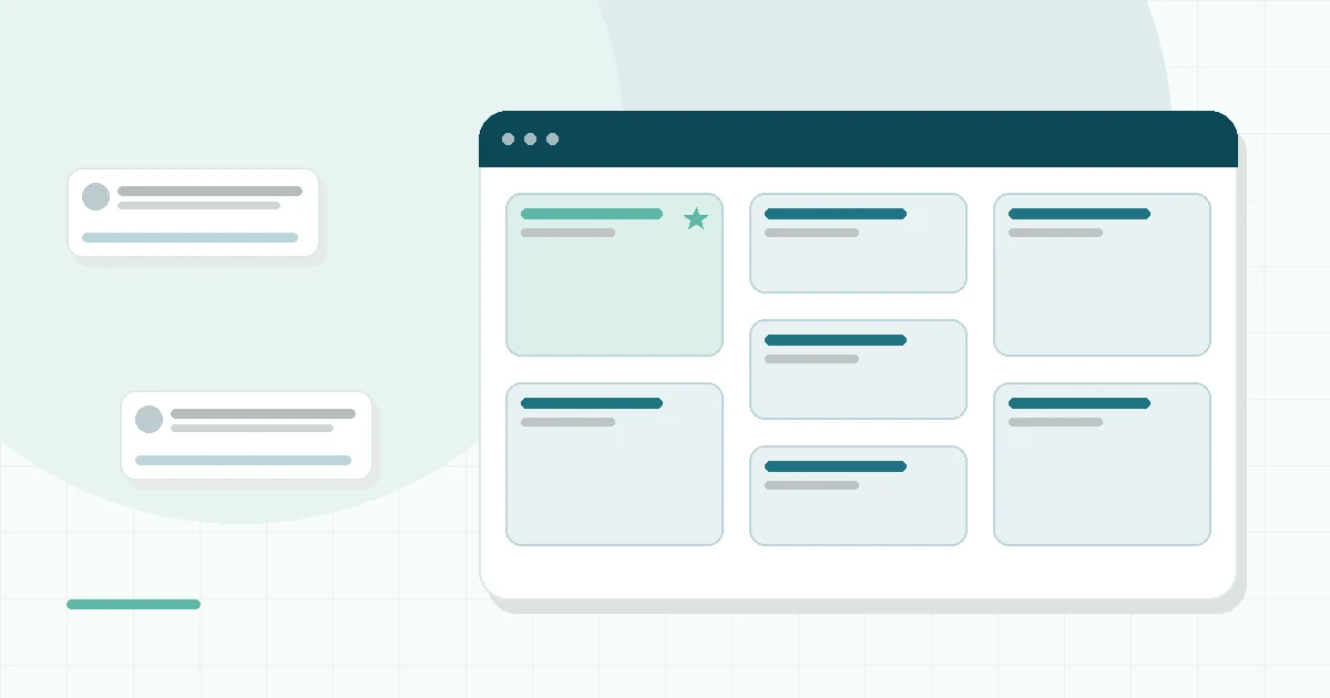 Flat illustration of a grid mattress and a foam mattress side by side, teal and mint palette