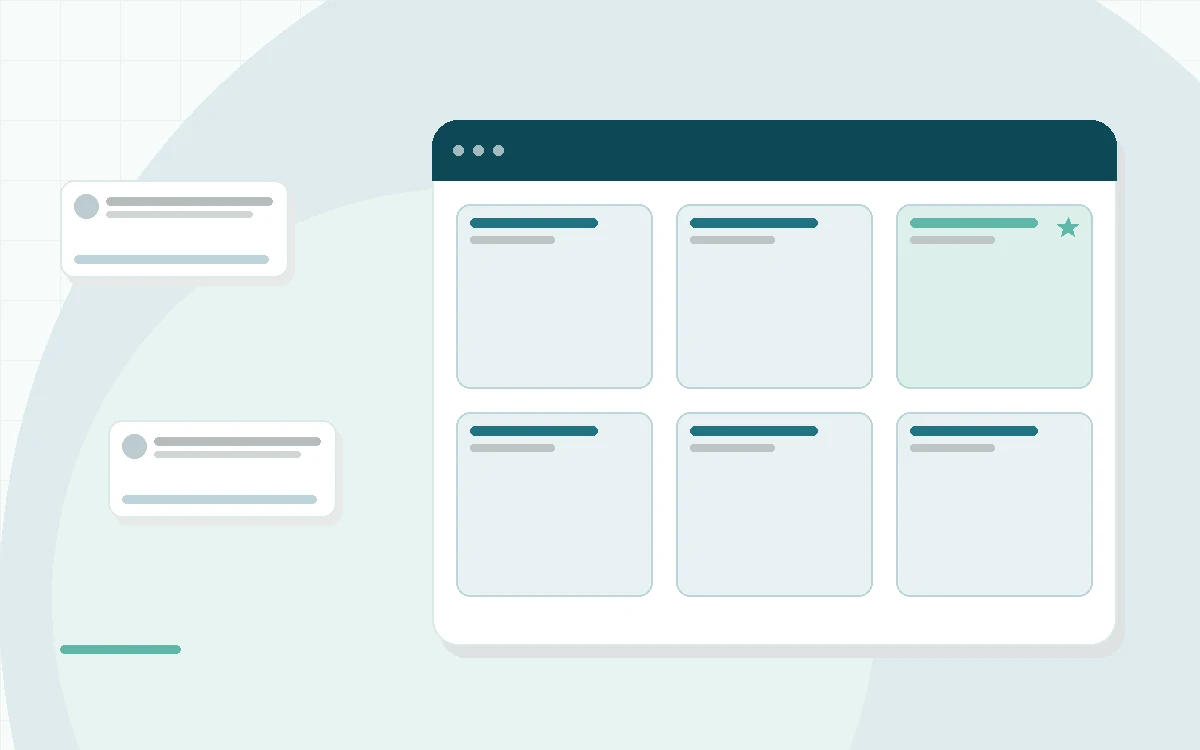 Flat illustration of a coil mattress cross-section beside a foam mattress cross-section, teal and mint palette