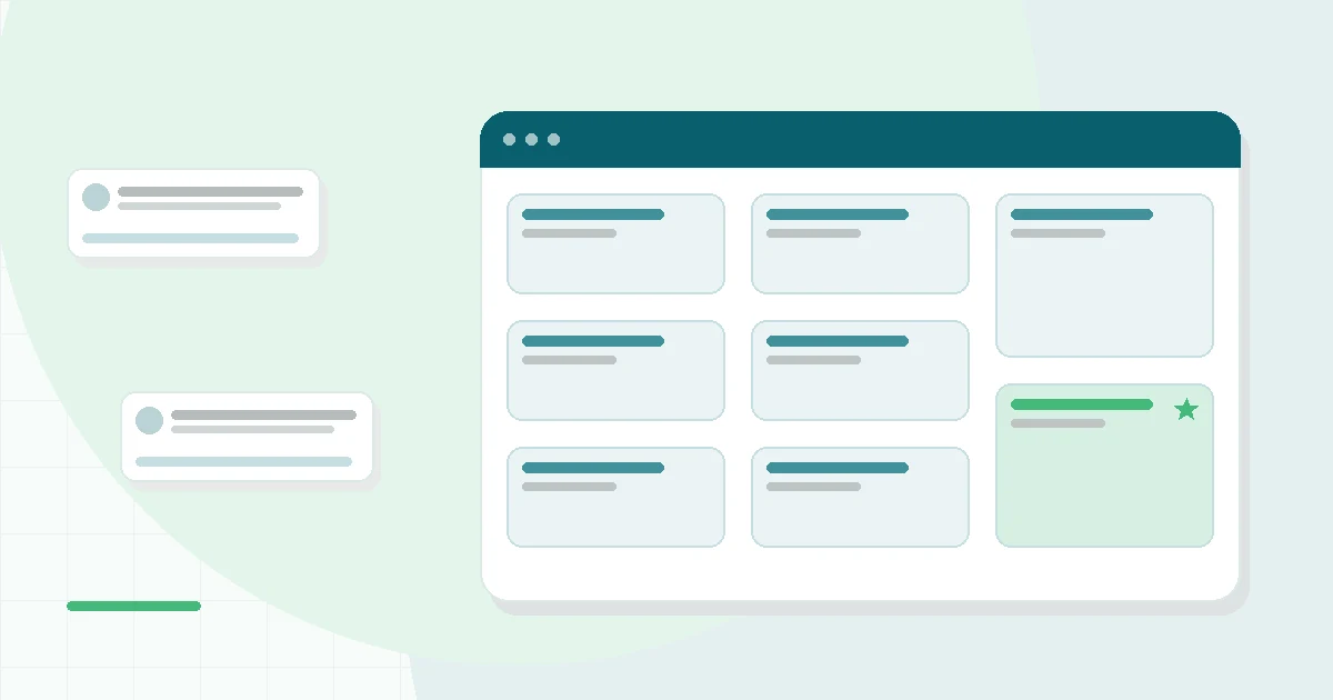 Flat illustration of a person messaging a therapist from a sofa with a phone, a calendar and a checklist, teal and mint palette