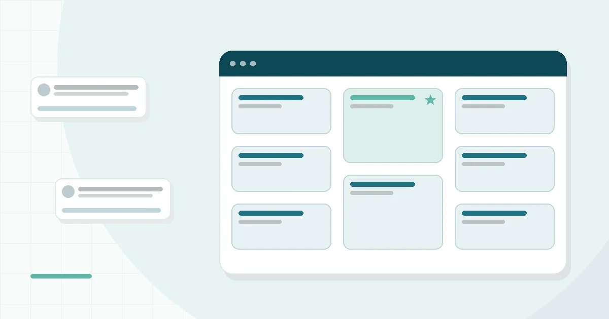 Flat illustration of two sound waves above a bed, teal and mint palette