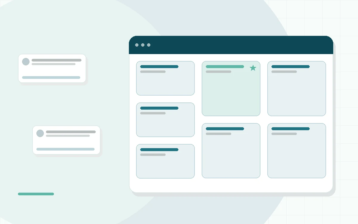 Flat illustration of two sound waves, one jagged and one smooth, above a bed, teal and mint palette
