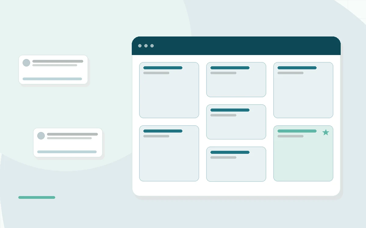 Flat illustration of a mattress cross-section showing a zoned coil layer, teal and mint palette